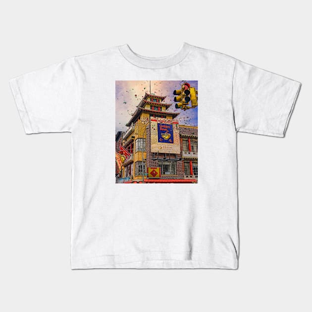 Happy Chinese New Year Kids T-Shirt by Chris Lord